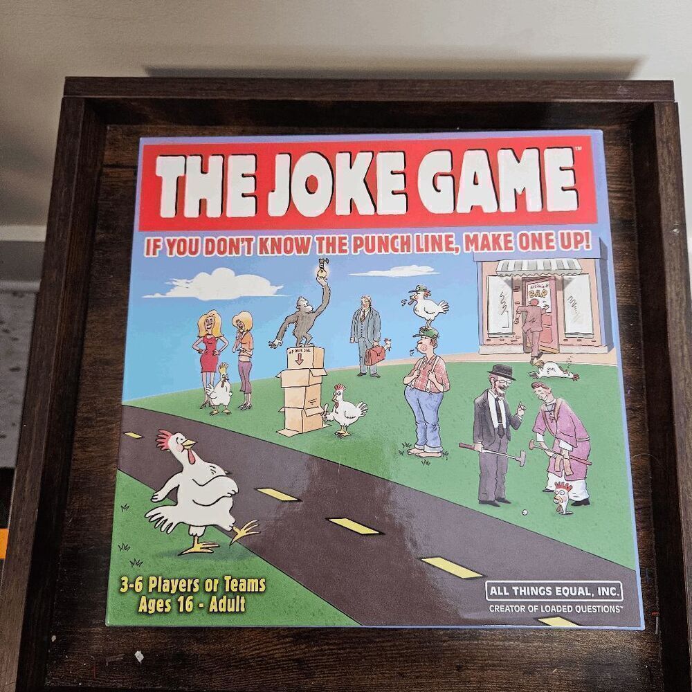 All Things Equal The Joke Game - If You Don't  Know the Punch Line, Make One! Bo